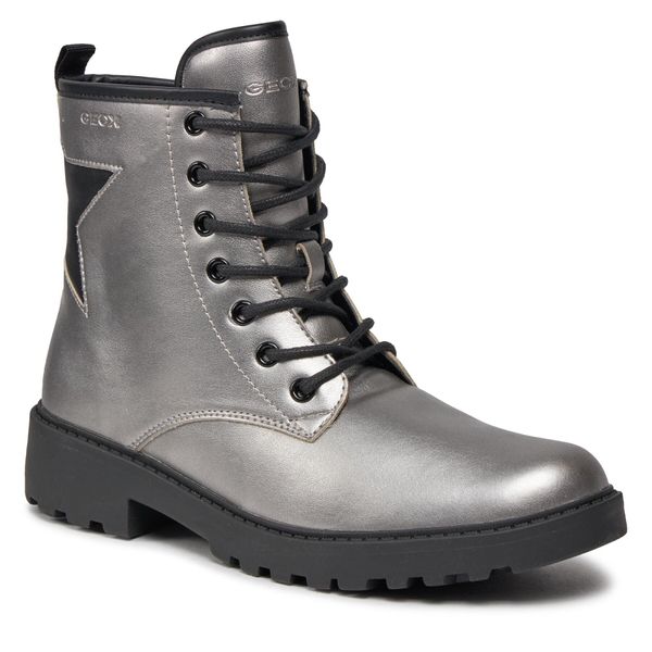 Geox Planinarske cipele Geox Jr Casey J9420G 000NF C1363 D Dk Silver/Black