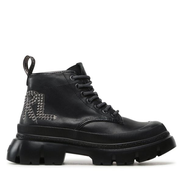 KARL LAGERFELD Planinarske cipele KARL LAGERFELD KL43540 Black Lthr / Mono