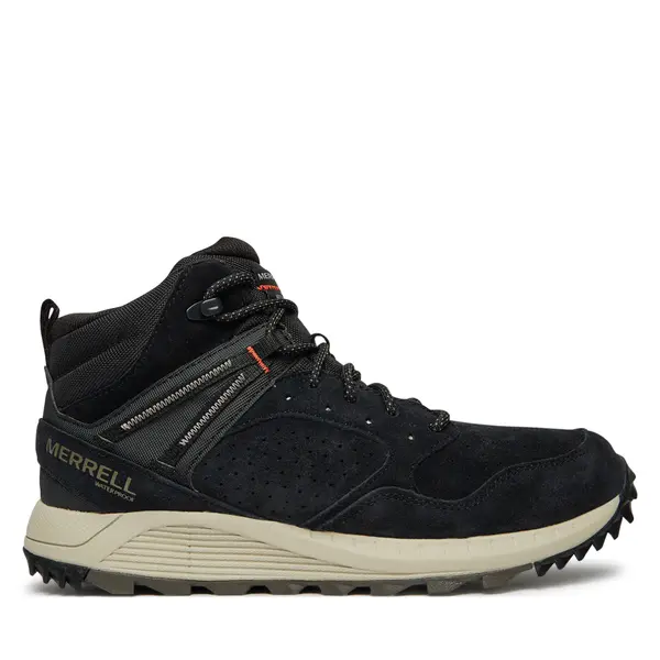 Merrell Planinarske cipele Merrell Wildwood Mid Ltr Wp J068027 Crna