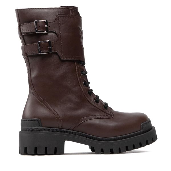 Pinko Planinarske cipele Pinko Cumino Bootie 1H2135 A072 Marrone Scurp L69