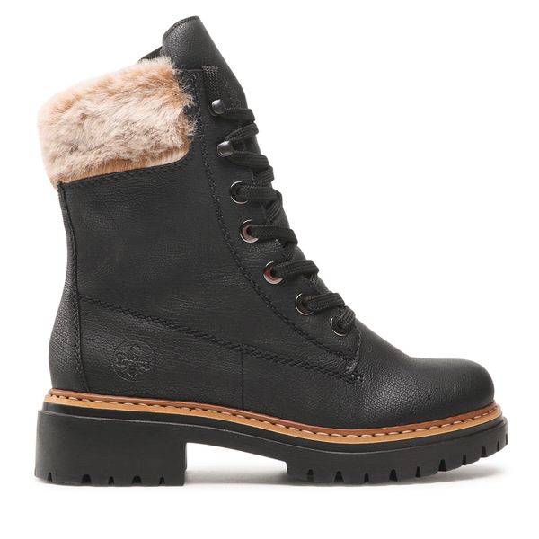 Rieker Planinarske cipele Rieker 72630-00 Crna