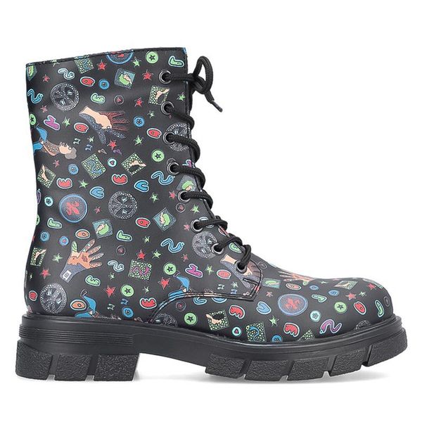 Rieker Planinarske cipele Rieker Z9120-90 Schwarz-Comic 90