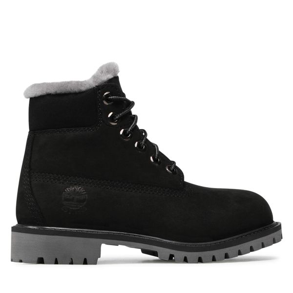 Timberland Planinarske cipele Timberland 6 In PrmWpShearling TB0A2N1U0011 Black Nubuck