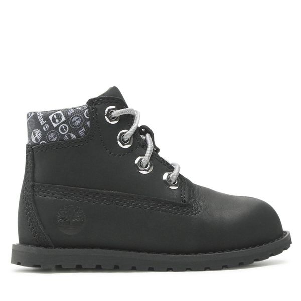 Timberland Planinarske cipele Timberland Pokey Pine 6in Boot TB0A2N2R015 Black Nubuck W Print