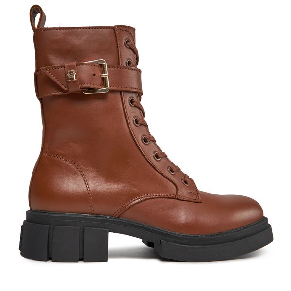 Tommy Hilfiger Planinarske cipele Tommy Hilfiger Cool Feminine Bikerboot FW0FW07322 Natural Cognac GTU