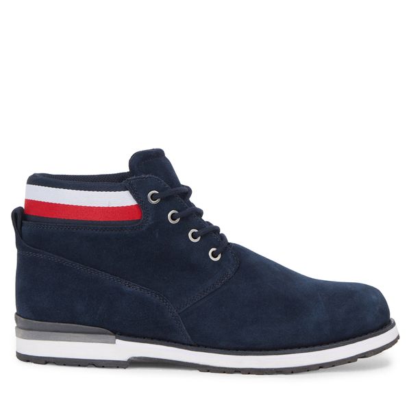 Tommy Hilfiger Planinarske cipele Tommy Hilfiger Core Hilfiger Suede Boot FM0FM04800 Desert Sky DW5