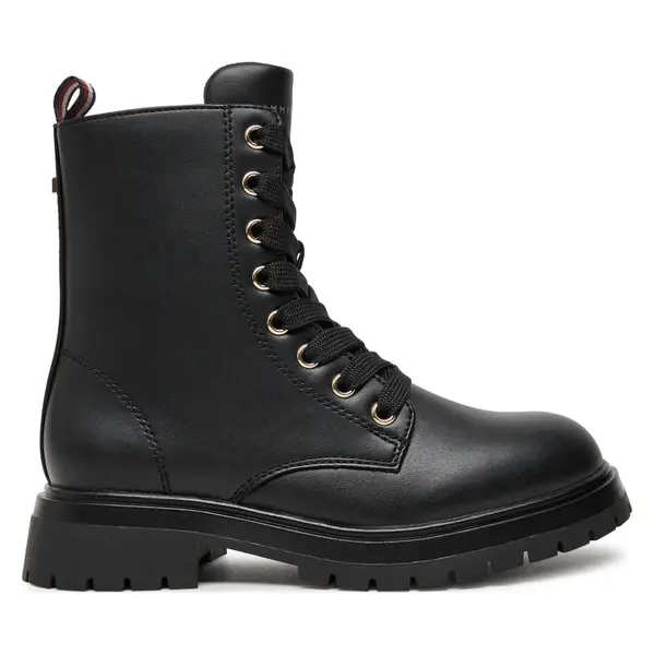 Tommy Hilfiger Planinarske cipele Tommy Hilfiger Lace-Up Bootie T3A5-33569-1351 M Crna