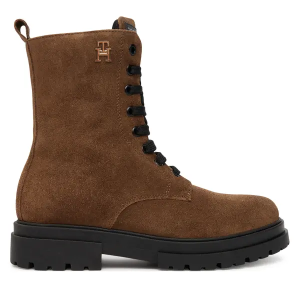 Tommy Hilfiger Planinarske cipele Tommy Hilfiger Lace-Up Bootie T4A5-34024-1429 Smeđa