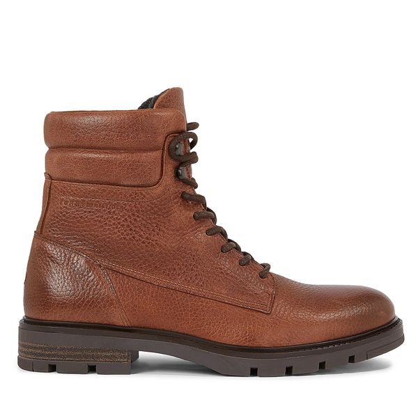 Tommy Hilfiger Planinarske cipele Tommy Hilfiger Warm Padded Hilfiger Lth Boot FM0FM04802 Winter Cognac GVI