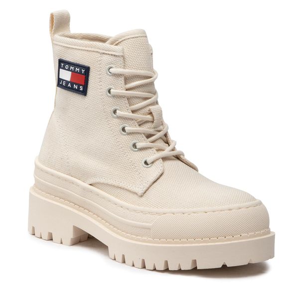 Tommy Jeans Planinarske cipele Tommy Jeans Foxing Boot EN0EN01903 Bež
