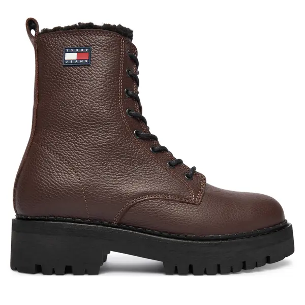 Tommy Jeans Planinarske cipele Tommy Jeans Tjw Urban Laceup Boot Wl EN0EN02906 Smeđa