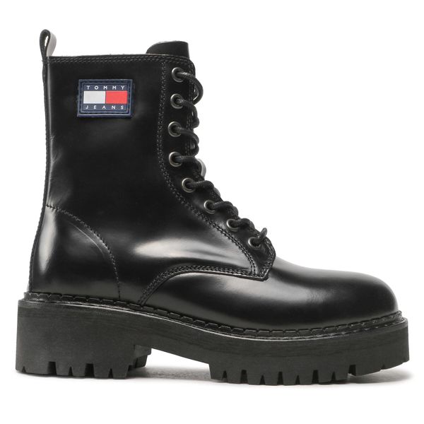 Tommy Jeans Planinarske cipele Tommy Jeans Urban Tommy Jeans Lace Up Boot EN0EN01995 Black BDS