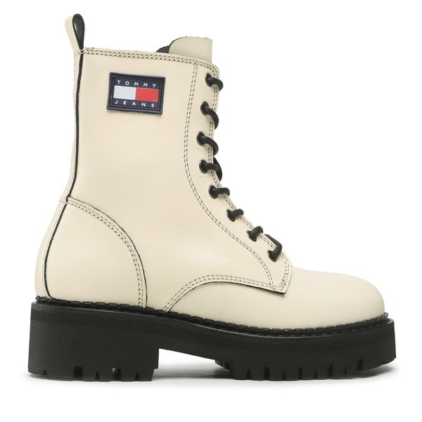 Tommy Jeans Planinarske cipele Tommy Jeans Urban Tommy Jeans Piping Boot EN0EN01997 Ivory YBI