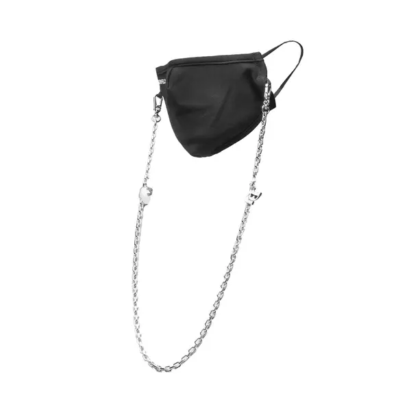 Karl Lagerfeld Platnena zaštitna maska KARL LAGERFELD 220W3979 Crna