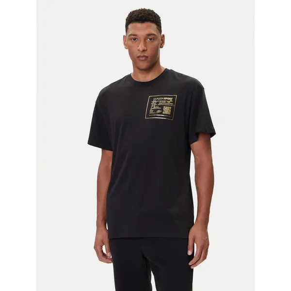 Plein Sport Plein Sport T-shirt FAEC MTK8362 STE001N Crna Loose Fit