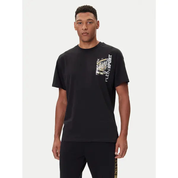 Plein Sport Plein Sport T-shirt FAEC MTK8368 STE001N Crna Loose Fit