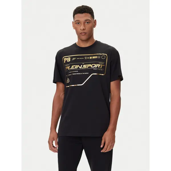 Plein Sport Plein Sport T-shirt FAEC MTK8373 STE001N Crna Loose Fit