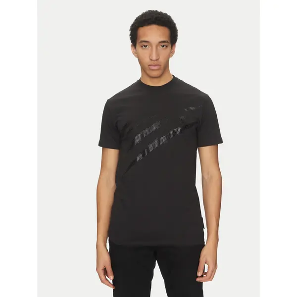 Plein Sport Plein Sport T-shirt SAEC MTK8008 STE001N Crna Regular Fit