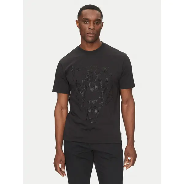 Plein Sport Plein Sport T-shirt SAEC MTK8009 STE001N Crna Regular Fit