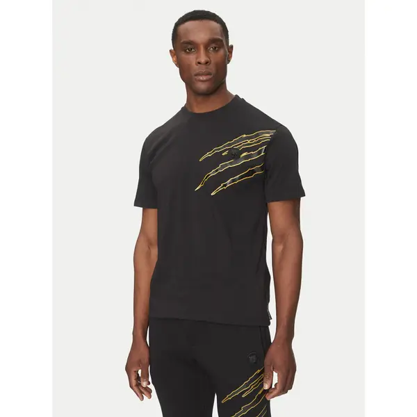 Plein Sport Plein Sport T-shirt SAEC MTK8019 STE001N Crna Regular Fit