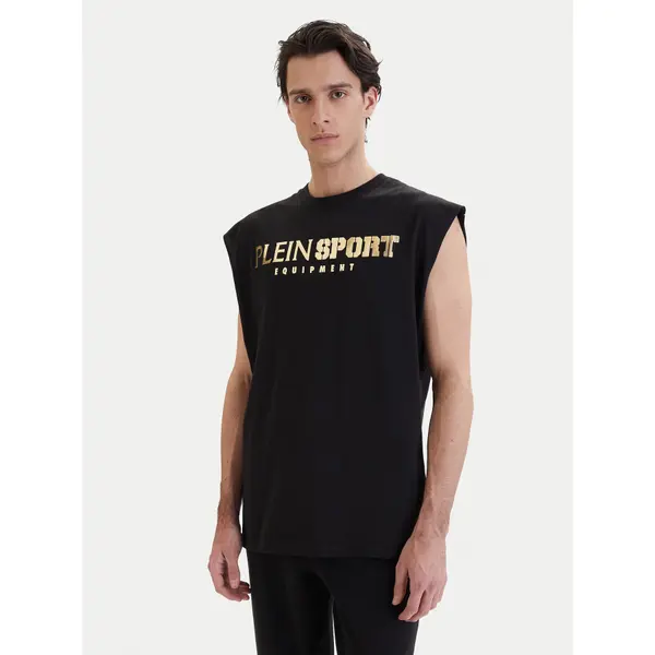 Plein Sport Plein Sport Tank top PAEC MTK8319 STE001N Crna Regular Fit