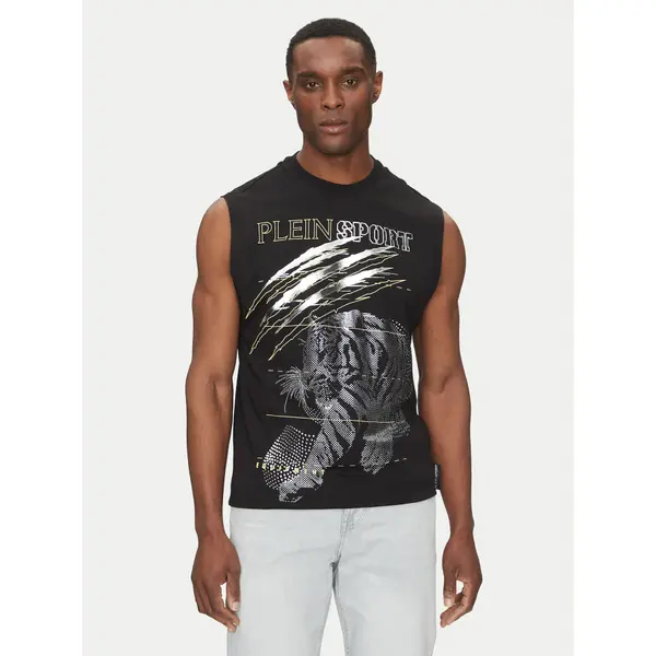 Plein Sport Plein Sport Tank top SAEC MTK8007 STE001N Crna Regular Fit