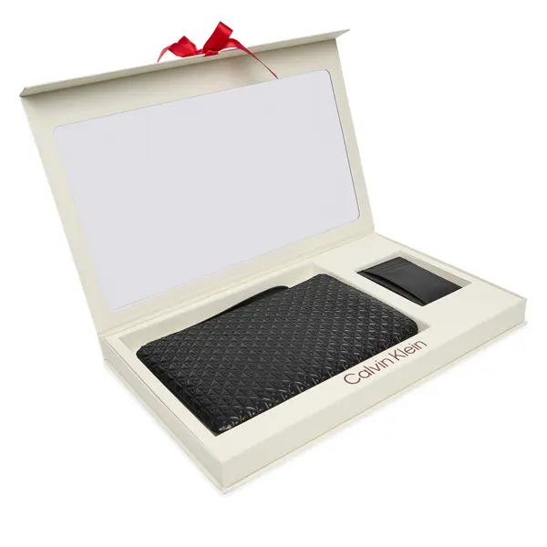 Calvin Klein Poklon set Calvin Klein Zip Pouch + Cardcase Giftset LV04D0003G Crna