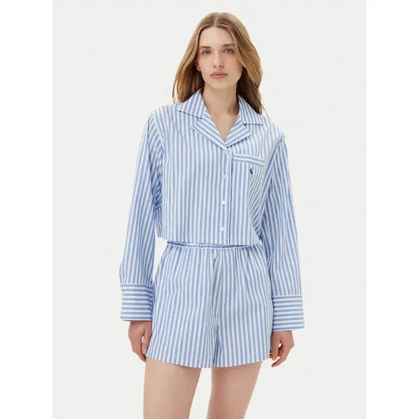 Polo Ralph Lauren Polo Ralph Lauren Pidžama 4P8010 Plava Relaxed Fit