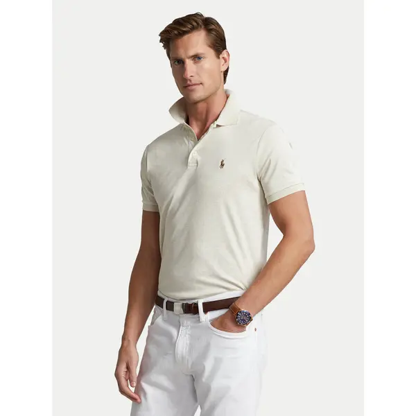 Polo Ralph Lauren Polo Ralph Lauren Polo 710713130002 Écru Custom Slim Fit