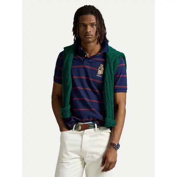 Polo Ralph Lauren Polo Ralph Lauren Polo 710971839001 Tamnoplava Custom Slim Fit
