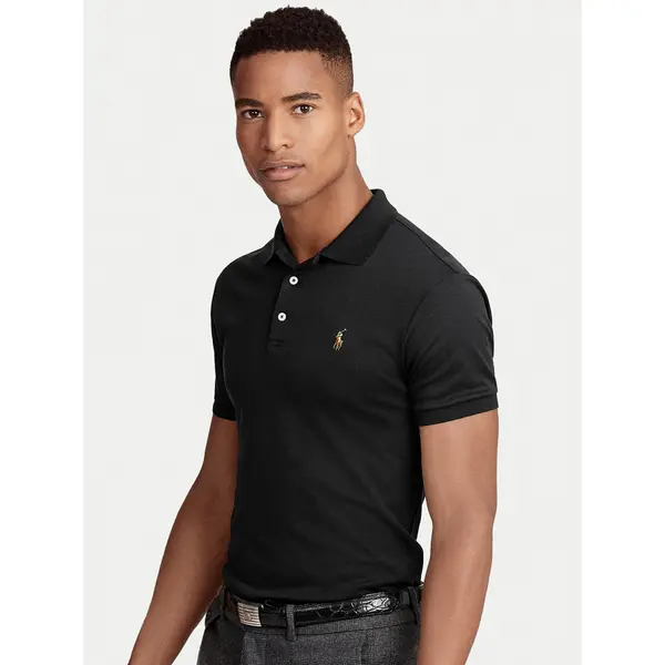 Polo Ralph Lauren Polo Ralph Lauren Polo Ssl-Knt 710685514002 Crna Slim Fit