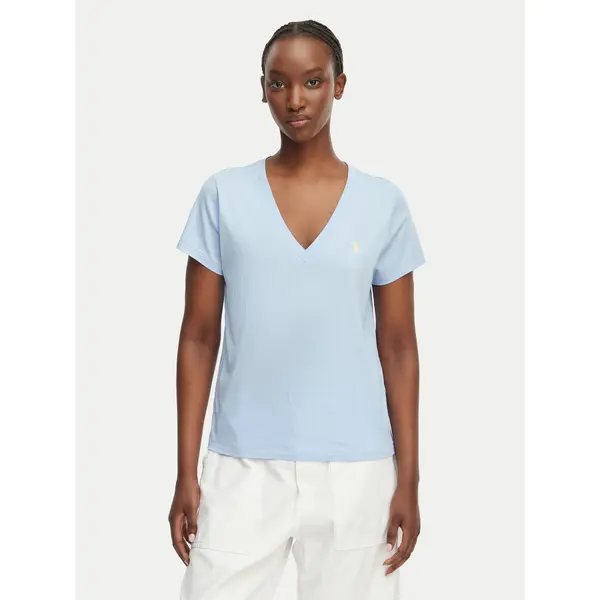 Polo Ralph Lauren Polo Ralph Lauren T-shirt 211B14611001 Svijetlo plava Straight Fit