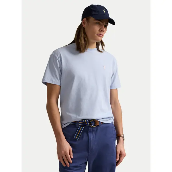 Polo Ralph Lauren Polo Ralph Lauren T-shirt 710671438418 Svijetloplava Slim Fit