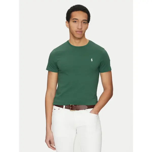 Polo Ralph Lauren Polo Ralph Lauren T-shirt 710671438422 Zelena Slim Fit