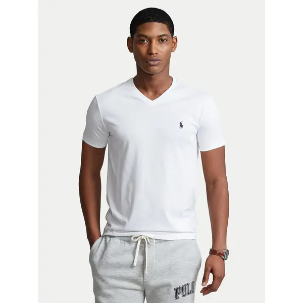 Polo Ralph Lauren Polo Ralph Lauren T-shirt 710671453008 Bijela Custom Slim Fit
