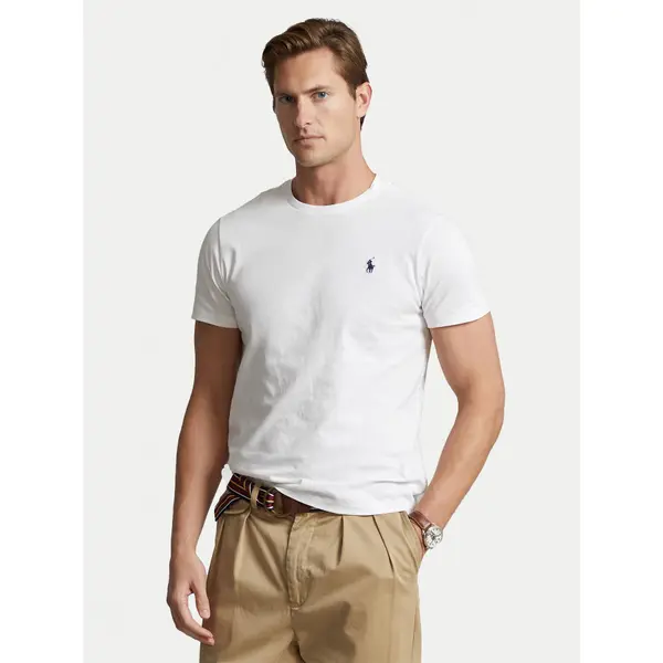 Polo Ralph Lauren Polo Ralph Lauren T-shirt 710680785 Bijela Custom Slim Fit