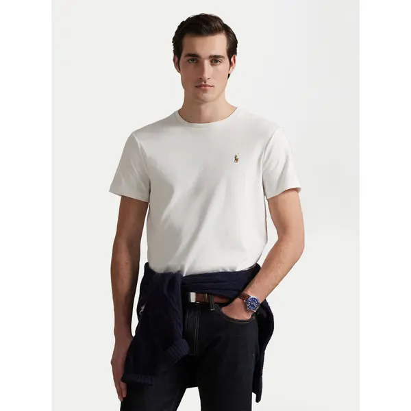 Polo Ralph Lauren Polo Ralph Lauren T-shirt 710740727 Bijela Slim Fit