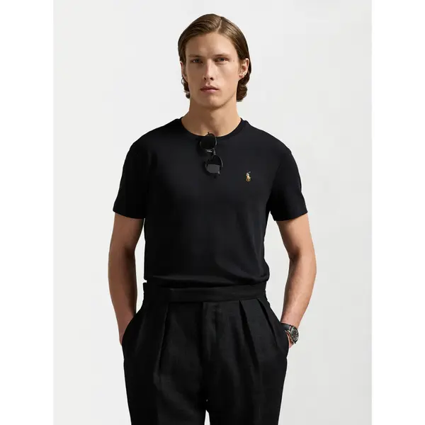 Polo Ralph Lauren Polo Ralph Lauren T-shirt 710740727 Crna Slim Fit