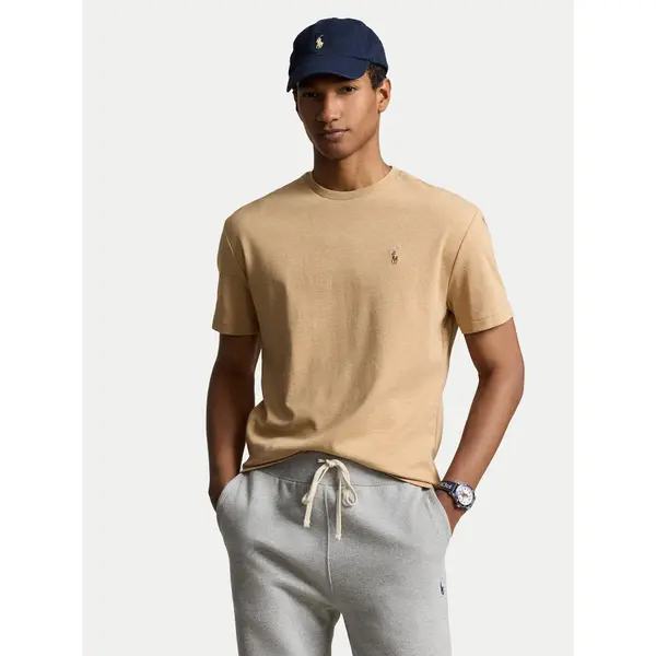 Polo Ralph Lauren Polo Ralph Lauren T-shirt 710740727072 Bež Slim Fit