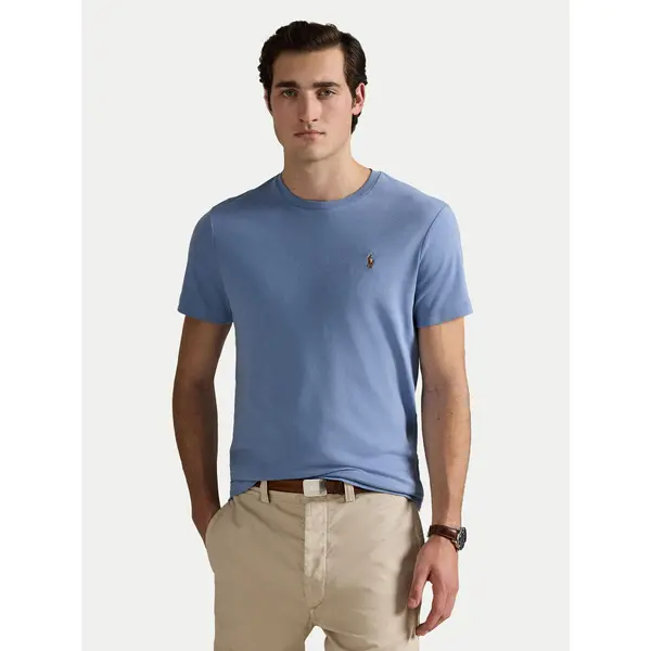 Polo Ralph Lauren Polo Ralph Lauren T-shirt 710740727095 Plava Custom Slim Fit