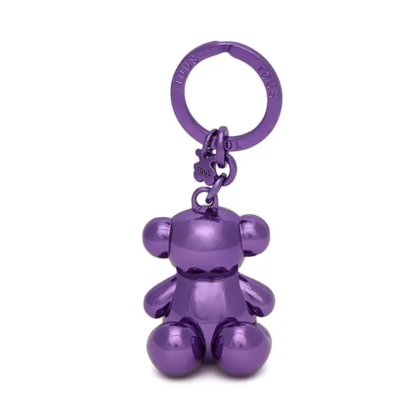 TOUS Privjesak TOUS LLAVERO METAL BOLD BEAR 2002040629 Ljubičasta