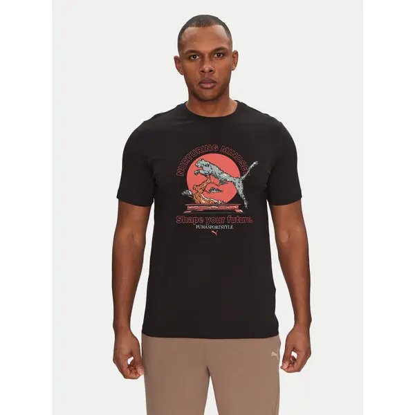 Puma Puma T-shirt Bonsai 629634 Crna Regular Fit