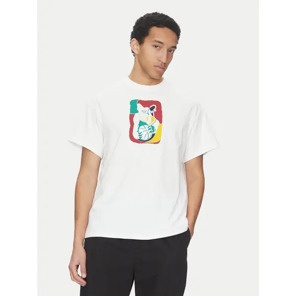 Puma Puma T-shirt Dylan Exhibit 630673 Bijela Regular Fit