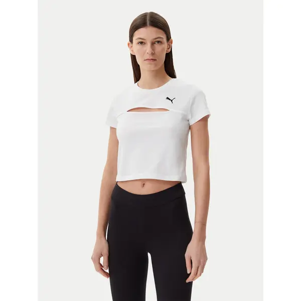 Puma Puma T-shirt Ess Cut-Out 631164 Bijela Slim Fit
