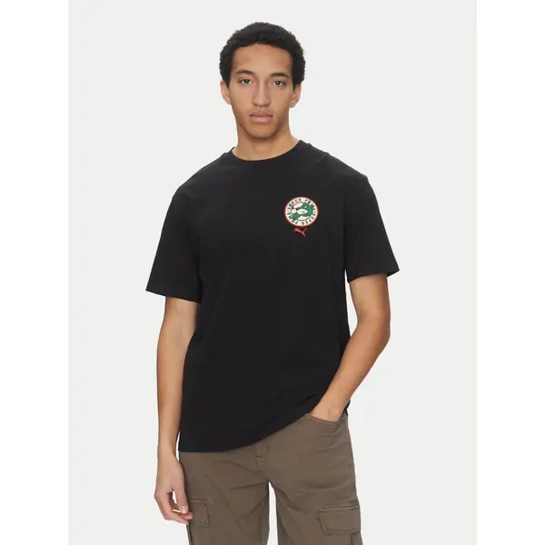 Puma Puma T-shirt Graphics Super 629639 Crna Relaxed Fit