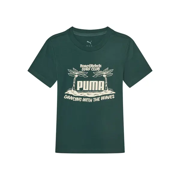 Puma Puma T-shirt MID90S Graphic 685152 Zelena Regular Fit