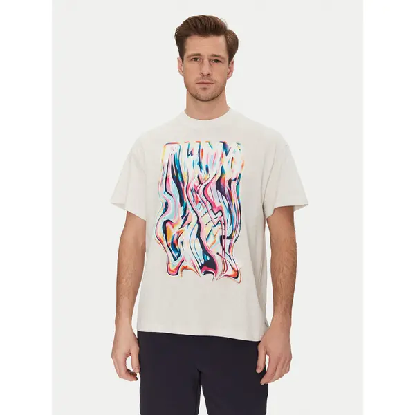 Puma Puma T-shirt Stewie Limitless 630527 Écru Relaxed Fit