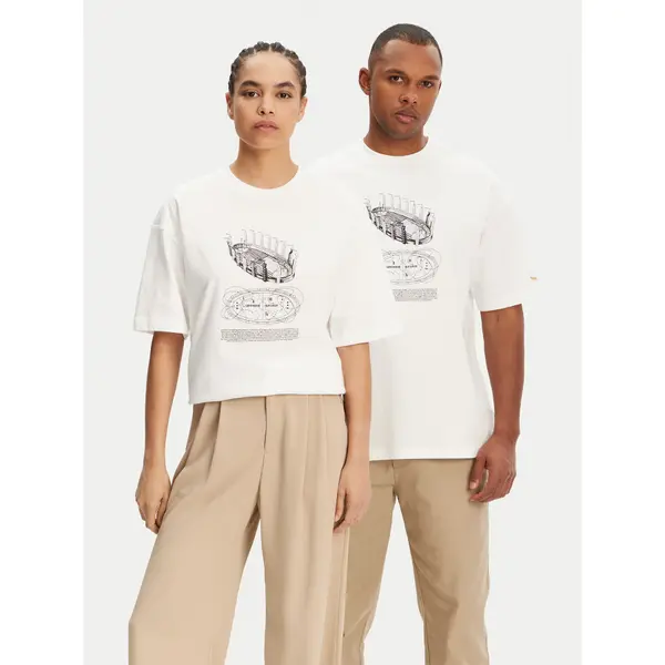 Puma Puma T-shirt Unisex Harry Potter 630092 Bijela Oversize