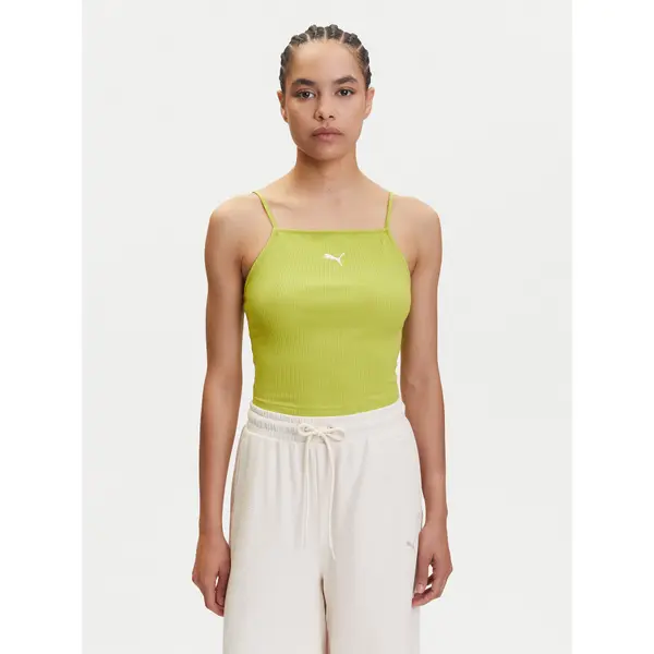 Puma Puma Top Ess 629771 Zelena Slim Fit