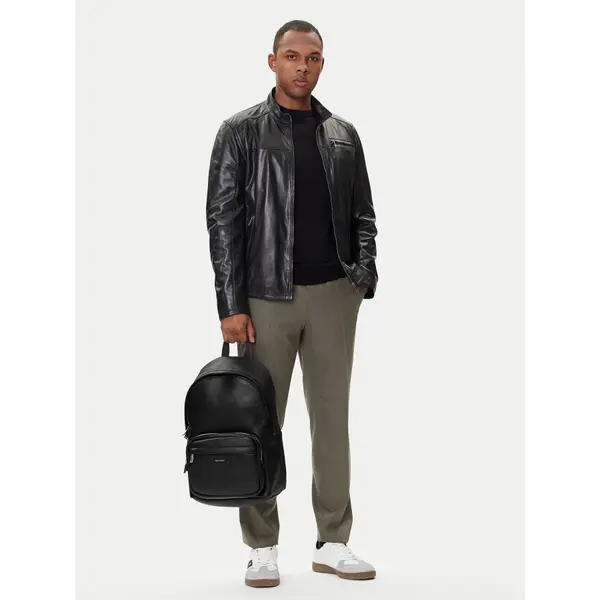 Calvin Klein Putni ruksak Calvin Klein Raised Round Backpack LV04D3155G Crna